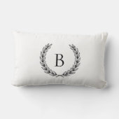 Coussin Rectangle Custom Just Married Wedding Pillow Names & Date (Verso)