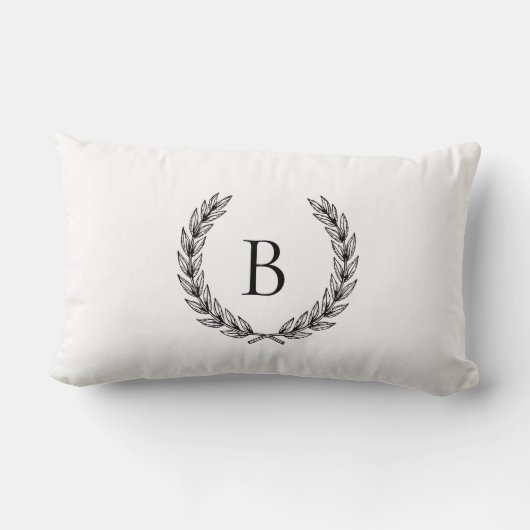 Coussin Rectangle Custom Just Married Wedding Pillow Names & Date (Verso)