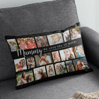 Coussin Rectangle Custom Mummy 18 Photo Collage