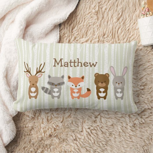 Coussin Rectangle Cute animal des bois (Couverture)