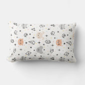 Coussin Rectangle Cute Bear Motif - Kawaii Pastel Animal Design (Recto)
