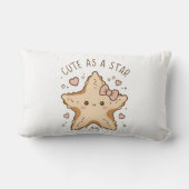 Coussin Rectangle Cute Etoile de Mer (Verso)