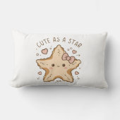 Coussin Rectangle Cute Etoile de Mer (Recto)