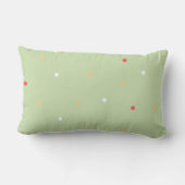 Coussin Rectangle Cute nursery monogram l Safari vert (Verso)