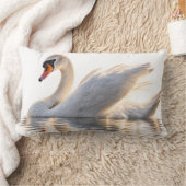 Coussin Rectangle Cygne doré sur l'eau (Couverture)