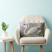 Coussin Rectangle Cygne du lac de Lugano (Chaise)