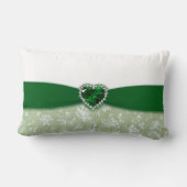 Coussin Rectangle Damask 55e anniversaire du Mariage (Verso)