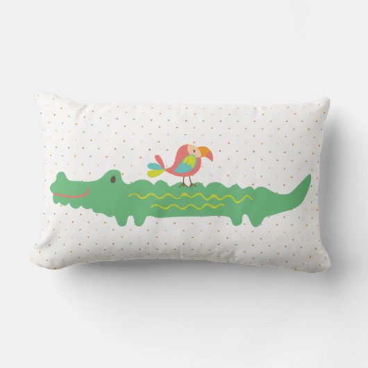 Coussin Rectangle Dans la pépinière de la jungle Jetez l'oreiller (Recto)