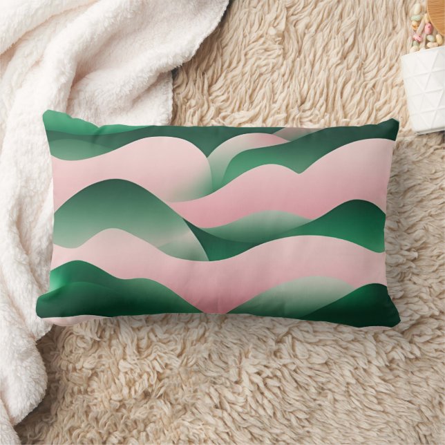 Coussin Rectangle Dans l'art IA de la mer d'émeraude  (Couverture)