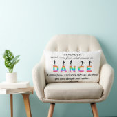 Coussin Rectangle Danse, multicolore (Chaise)