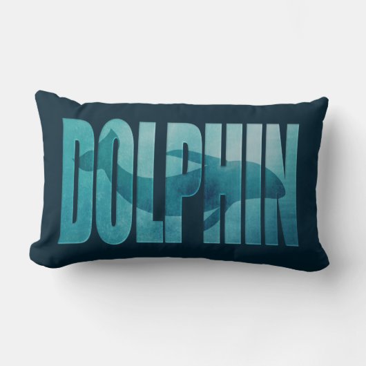 Coussin Rectangle dauphin (Recto)