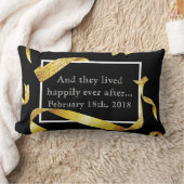 Coussin Rectangle De coutume souvenir de cadeau de mariage (Couverture)