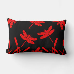 Coussin Rectangle Décor à motifs libellules