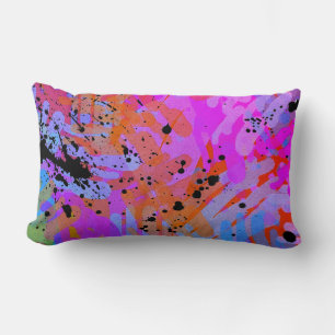 Coussin Rectangle Décor abstrait et coloré de la maison