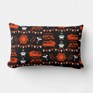 Coussin Rectangle Décor camping Caravan