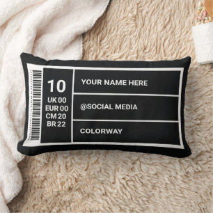 Coussin Rectangle Décor de la chambre basket Boîte à chaussures pers