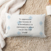 Coussin Rectangle Décor de maison d'hiver d'Aristote pour la maison (Couverture)