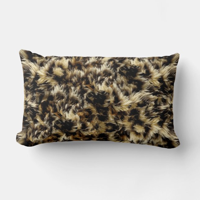 Coussin Rectangle Décor sauvage de Camo de style de léopard de (Recto)