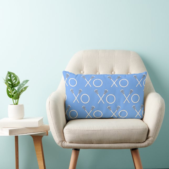 Coussin Rectangle Décoration sportive créative de lacrosse (Chaise)