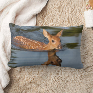 Coussin Rectangle Deer Fawn   Minnesota