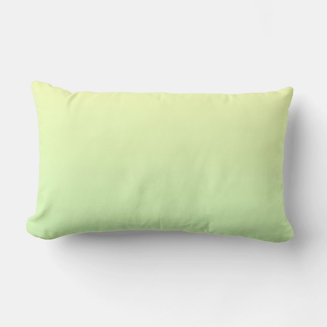 Coussin Rectangle Dégradé jaune et vert (Recto)