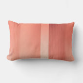 Coussin Rectangle Dégradés de rayures pêche couleurs art IA (Recto)
