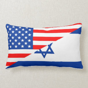 Coussin Rectangle demi de pays des Etats-Unis de drapeau des