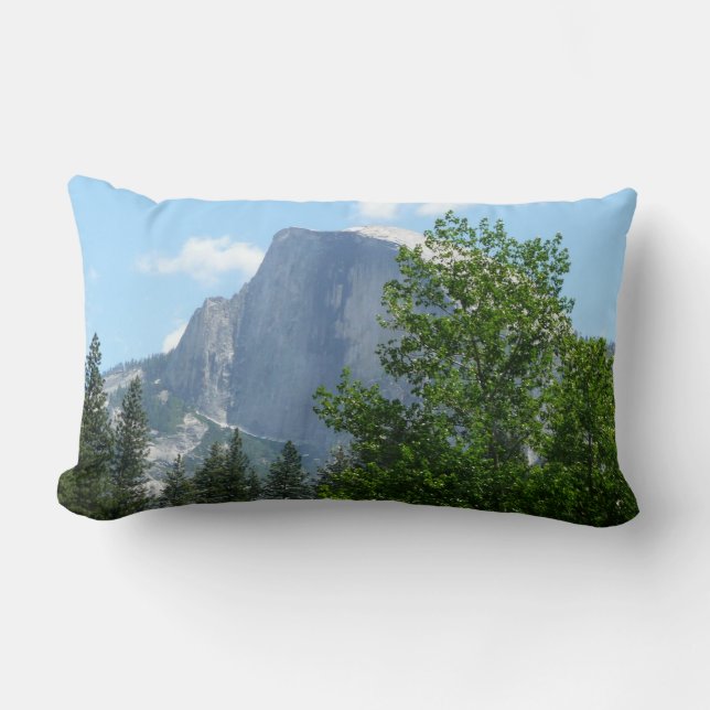 Coussin Rectangle Demi-dôme en été du parc national Yosemite (Recto)
