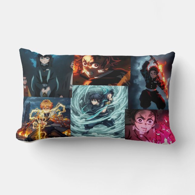 Coussin Rectangle DEMON SLAYERS Throw Pillow (Recto)