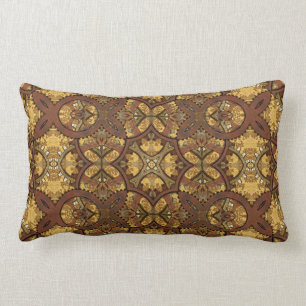 Coussin Rectangle Dents en laiton et de cuivre de Steampunk II