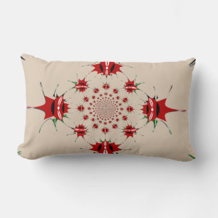 Coussin Rectangle Dernier design d'art motif coloré inspiré