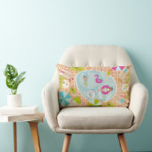 Coussin Rectangle Des filles et des garçons du bikini jouant au jeu (Chaise)