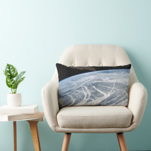 Coussin Rectangle Des Motifs Nuageux Au Sud Des Îles Aléoutiennes.