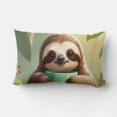 Coussin Rectangle Desert Cactus Pillow - Boho Southwest Decor Cushio (Verso)