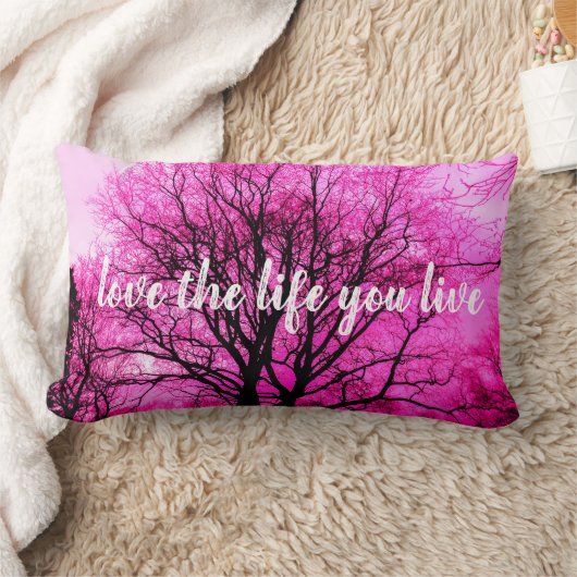 Coussin Rectangle Design d'arbre - Customisez votre propre (Couverture)