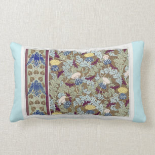 Coussin Rectangle Design de chardon et de corbeau 