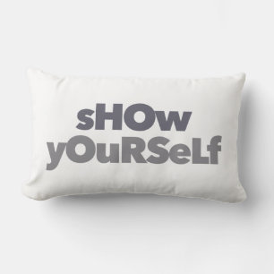 Coussin Rectangle Design urbain, moderne, simple, audacieux, Montrez