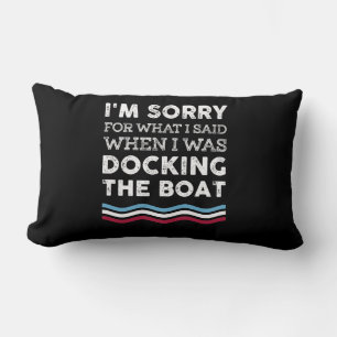 Coussin Rectangle Désolé Pour Ce Que J'Ai Dit Quand J'Abarquais Le B