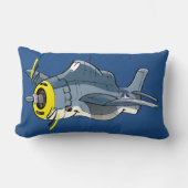 Coussin Rectangle Dessin avion Grumman Avenger (Recto)