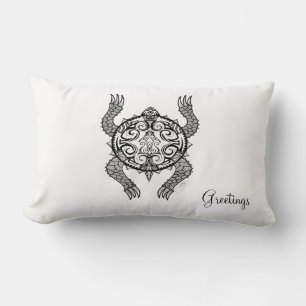 Coussin Rectangle Dessin de tortue
