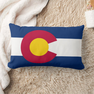 Coussin Rectangle Dessin du drapeau de l'État du Colorado