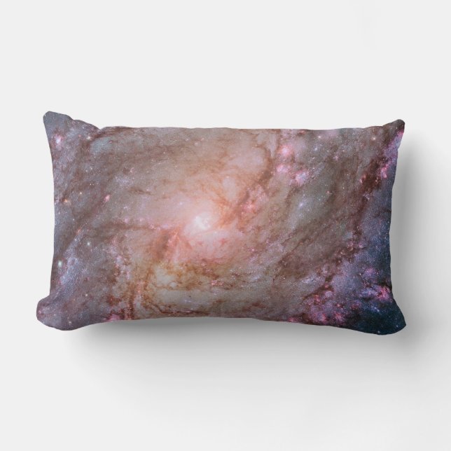 Coussin Rectangle Détail de la galaxie spirale M83 (Recto)