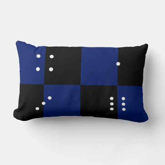 Coussin Rectangle Dice polka dot motif (Recto)