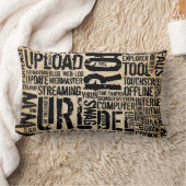 Coussin Rectangle Dictionnaire informatique - vintage (Couverture)