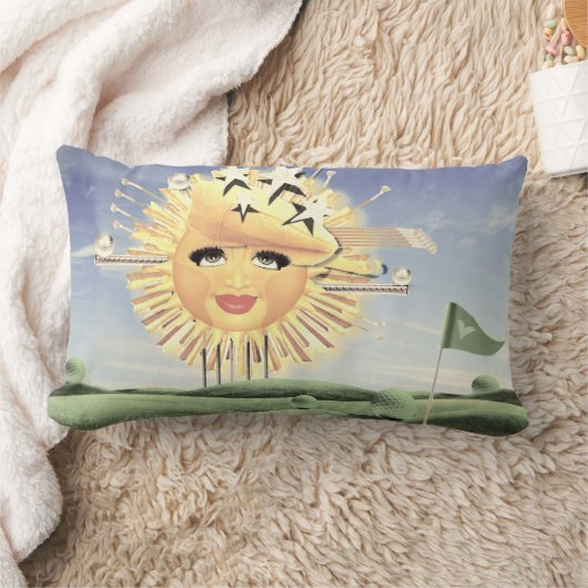 COUSSIN RECTANGLE DIMANCHE GOLF ! (Couverture)