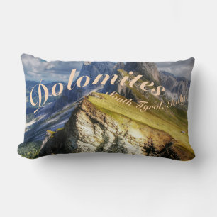 Coussin Rectangle Dolomites Tyrol du Sud Italie