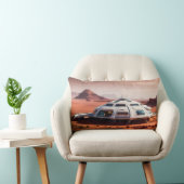 Coussin Rectangle Dôme d'habitat futuriste de Mars généré par l'IA (Chaise)
