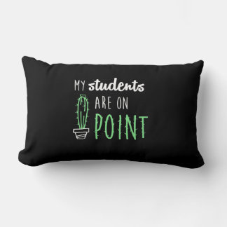 Coussin Rectangle Don De L'Enseignant Mes Étudiants Sont Sur Le Poin