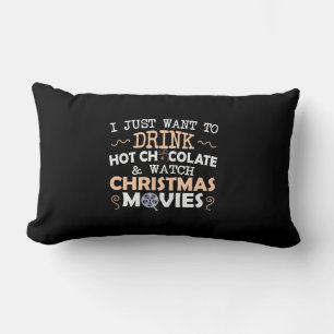 Coussin Rectangle Don De Noël Je Veux Juste Boire