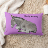Coussin Rectangle Donkey rêver mignon poulain de bébé âne (Couverture)